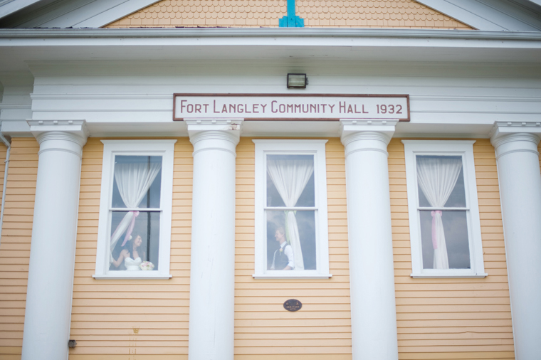fort langley community hall wedding