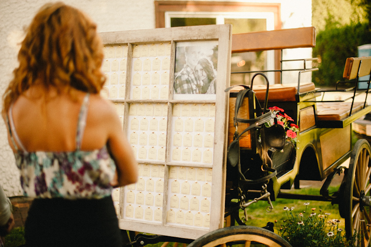 Unique Rustic Wedding Seating Chart