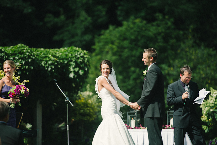 outdoor wedding in vancouver park