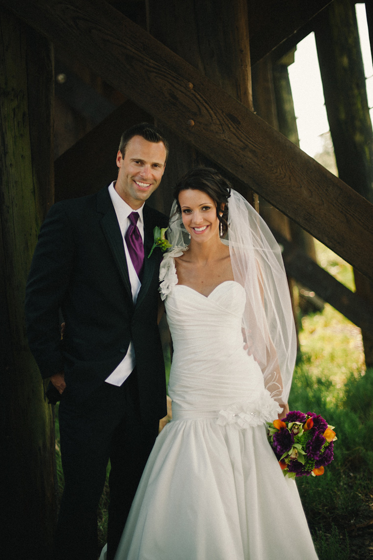 unique white rock wedding photo