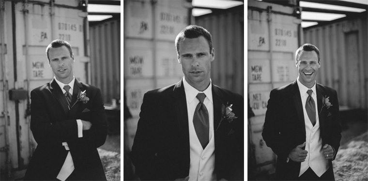 groom portrait in vancouver industrial area