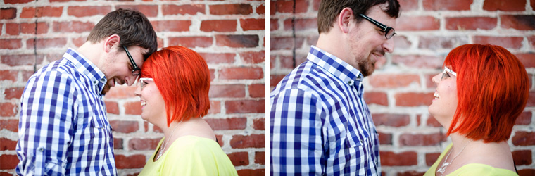 brick wall vancouver portraits