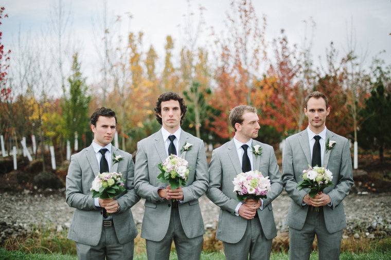 unique groomsmen pose