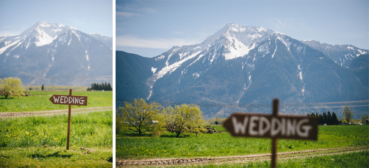 fraser river lodge wedding signs