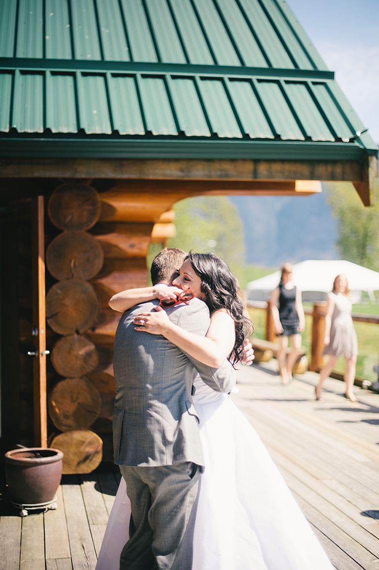 best first look between bride and groom