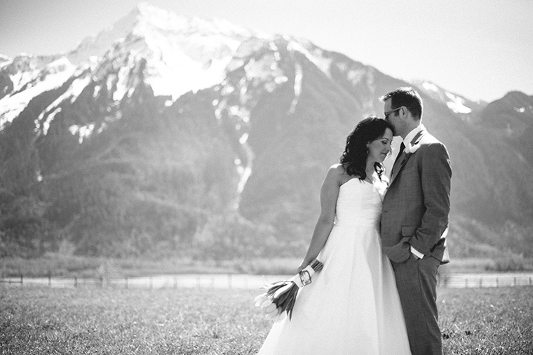 unique bridal portrait at fraser river lodge