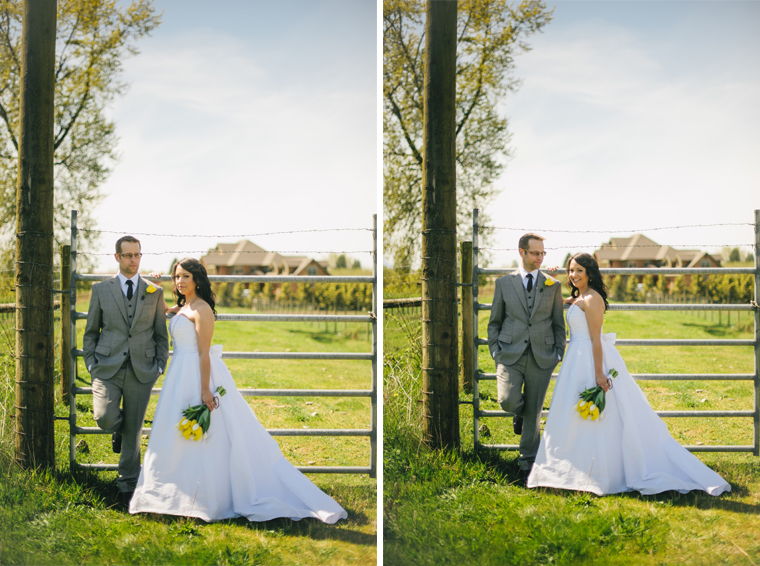 wedding pictures on fraser river lodge property