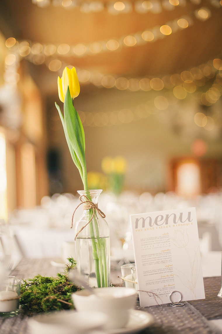 tulip wedding details at fraser river lodge