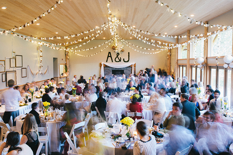 fraser river lodge reception setup