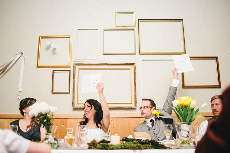 unique picture frame details at fraser river lodge wedding