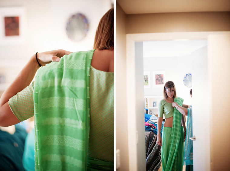 downtown vancouver wedding prep