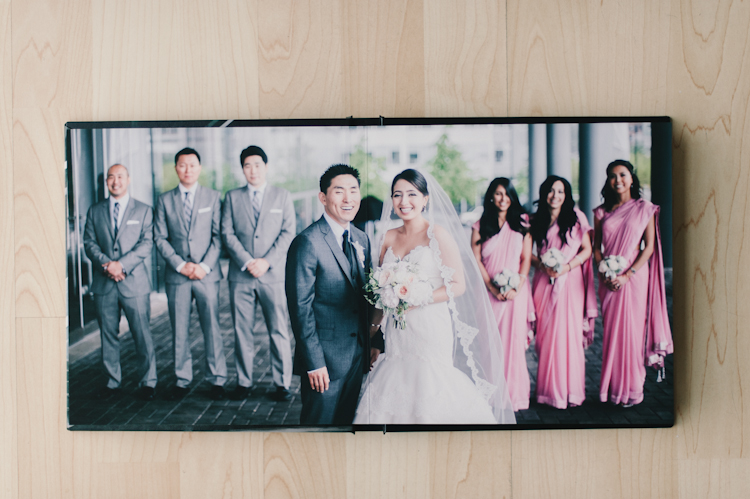 vancouver fine art wedding albums
