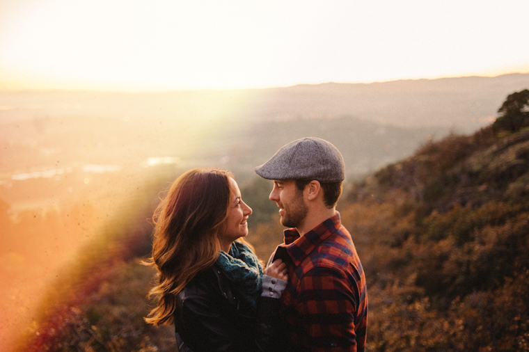 Mount Douglas Engagement Portrait