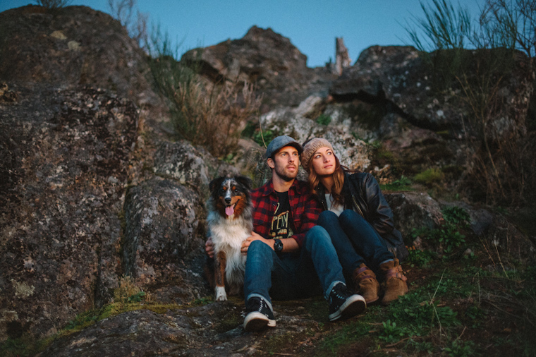 Unique Victoria engagement photo