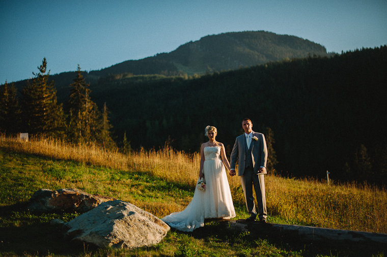 unique whistler mountain wedding picture