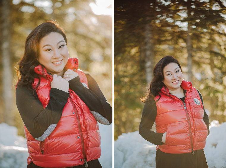 whistler winter snow engagement