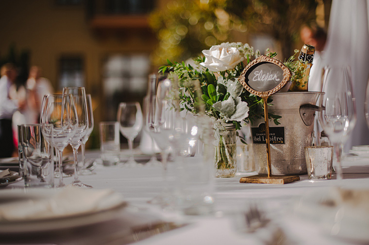 classy rustic table number holders