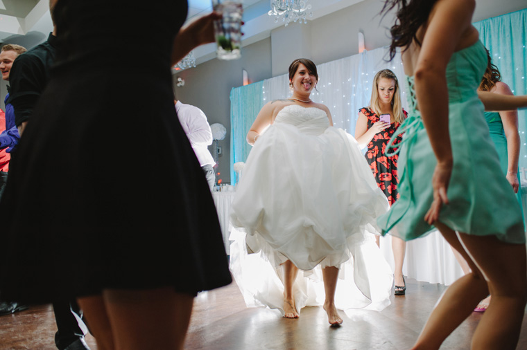 Fun wedding dancing picture
