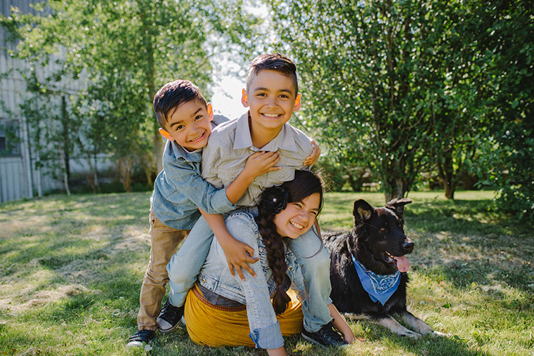 Unique family portraits