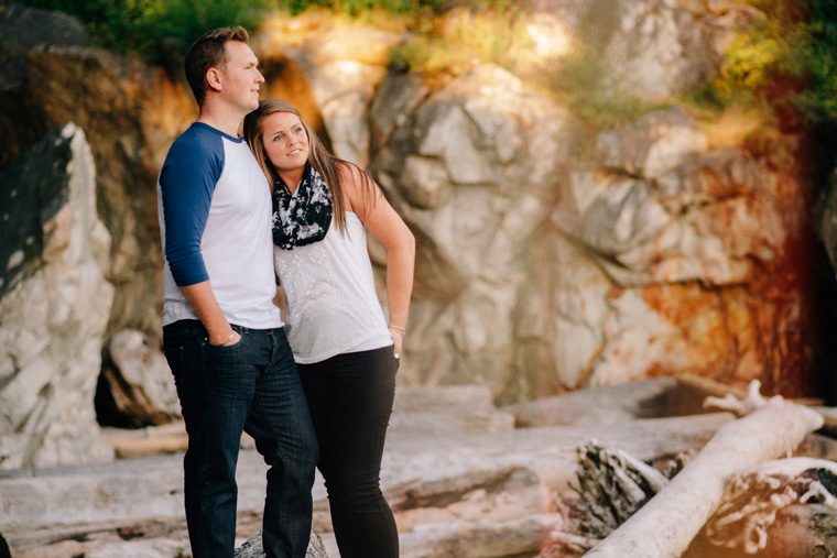 lighthouse park vancouver engagement