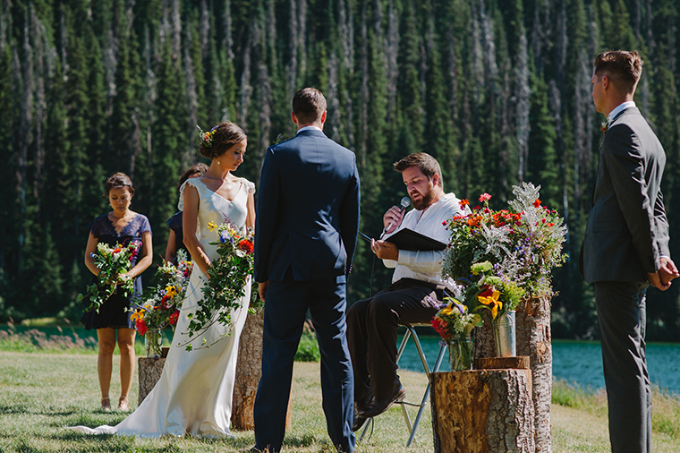 BC Lake wedding 