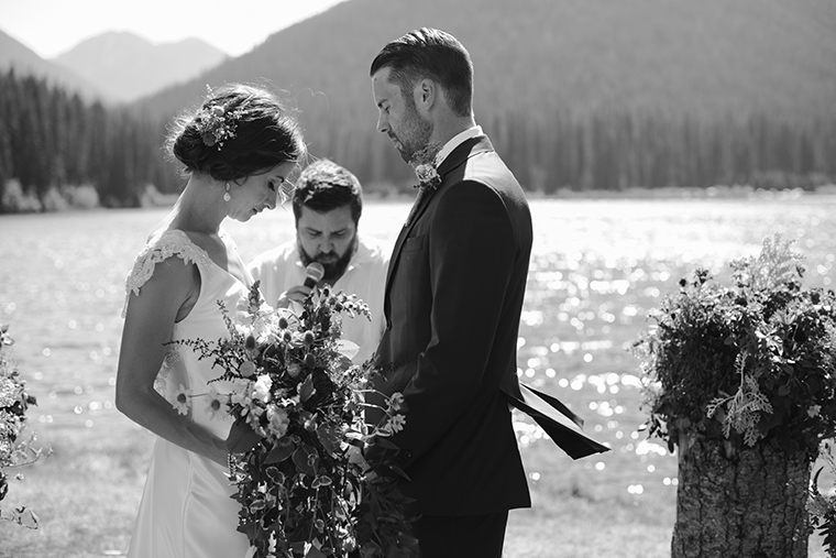 Rustic bc wedding on a lake