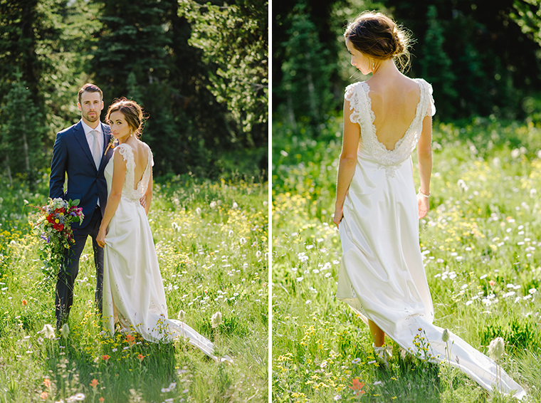 British columbia mountain wedding