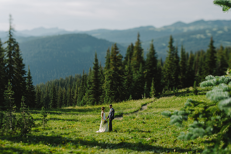 Mountain Meadow wedding portrait