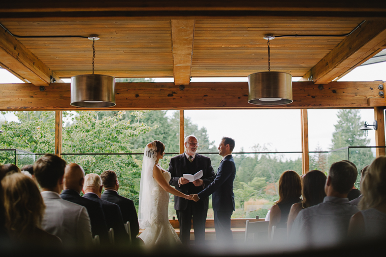 Vancouver restaurant patio wedding