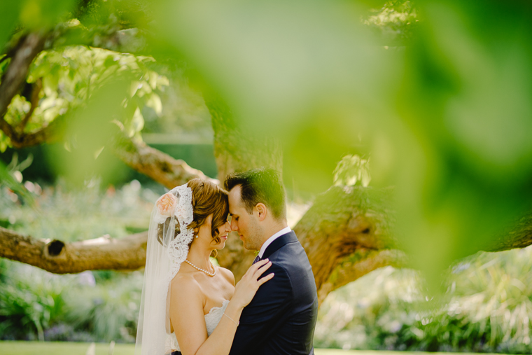 intimate wedding portrait