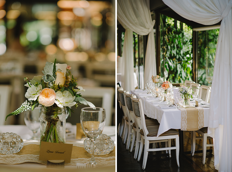 classy rustic wedding decor