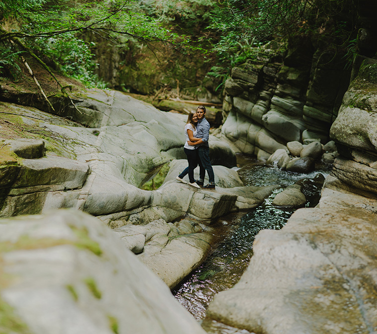 River canyon engagement