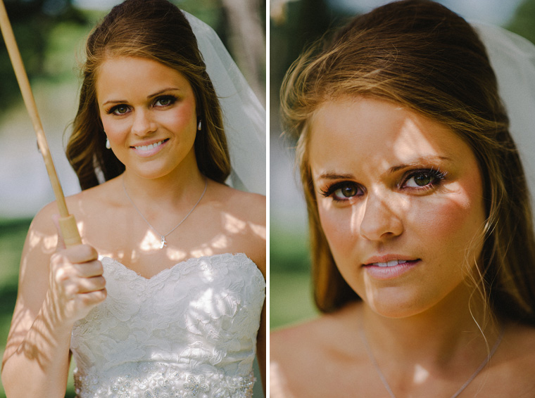 unique portrait of bride