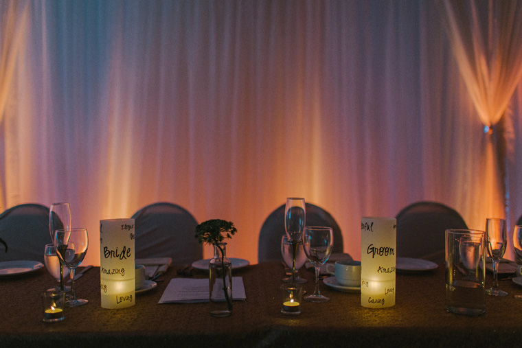 wedding reception at gates on roblin