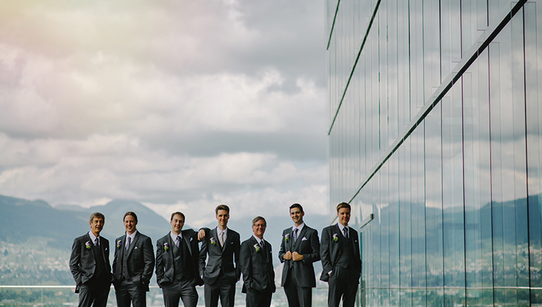 unique groomsmen portrait