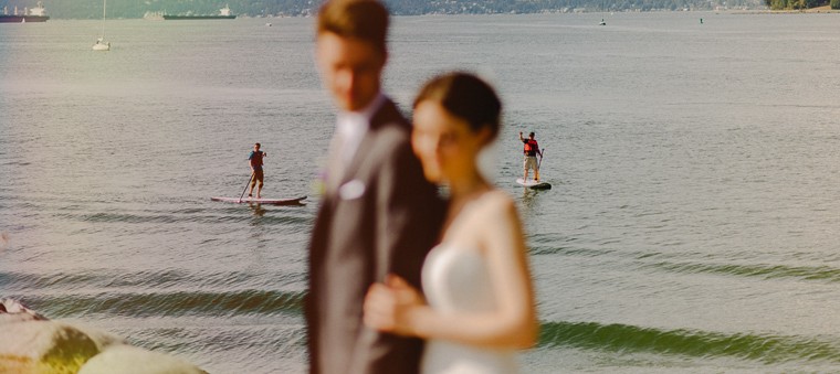 stand up paddle boarding wedding