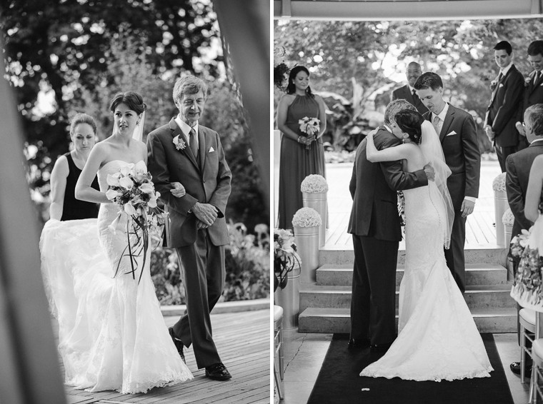 wedding ceremony at celebration pavilion in vancouver