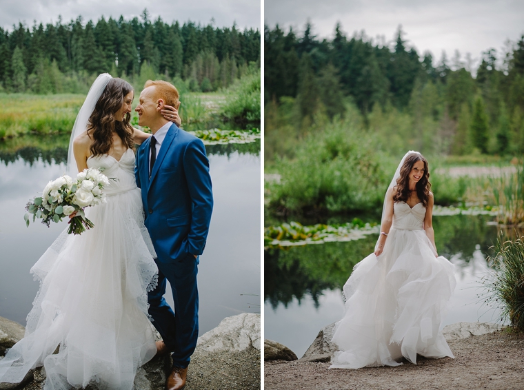 vancouver forest wedding photography