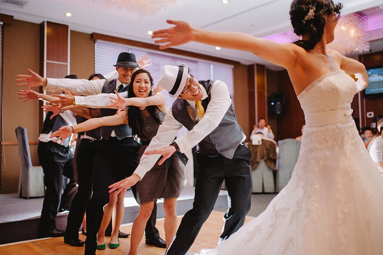 unique wedding party dance