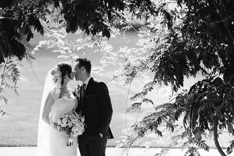 bridal portrait in vancouver garden