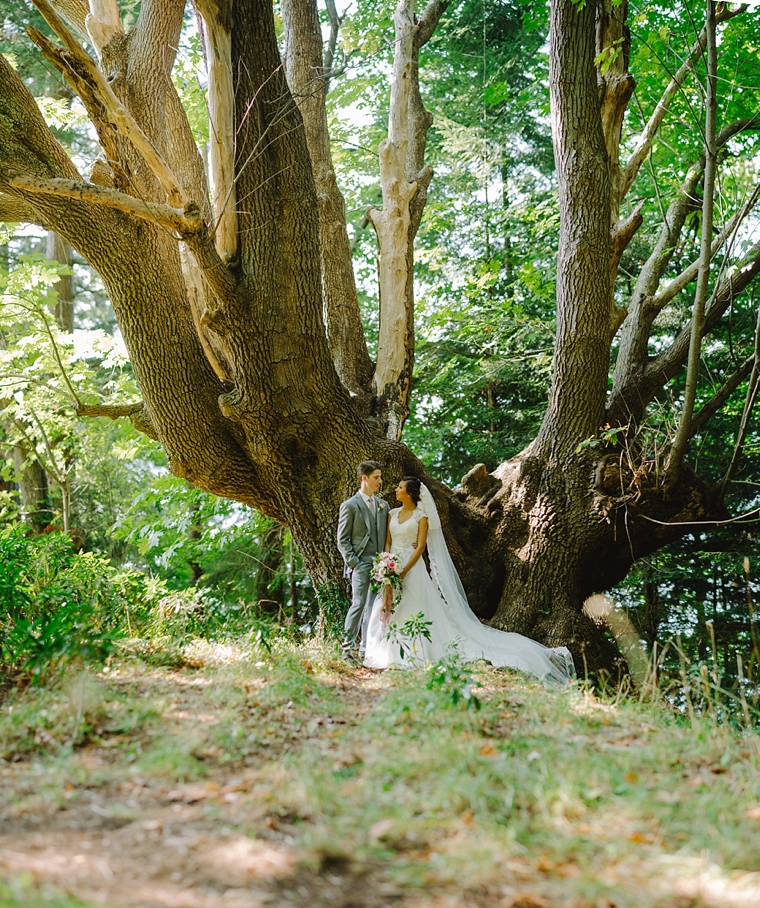 poets cove resort wedding portrait