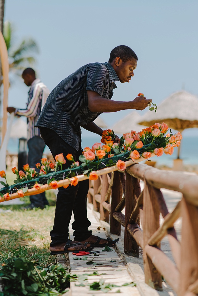 african wedding flowers