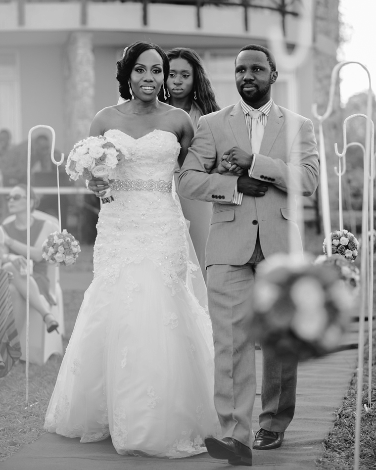 tanzanian beach resort wedding