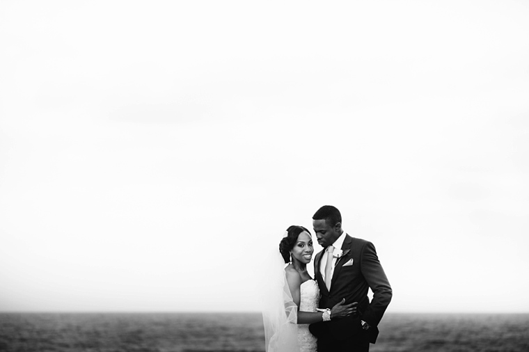 africa beach wedding portrait