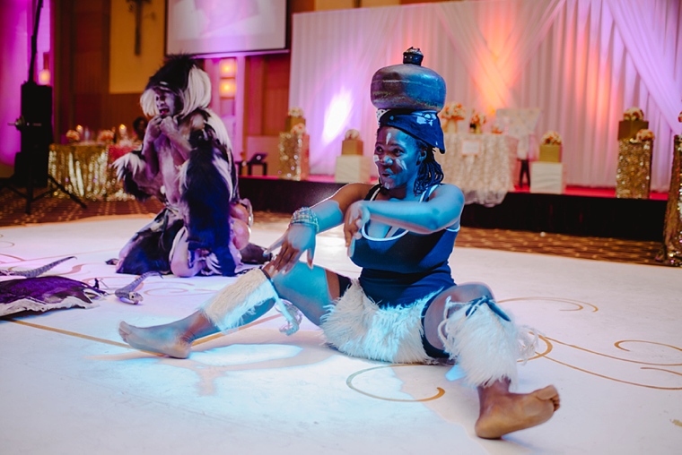 traditional african wedding reception