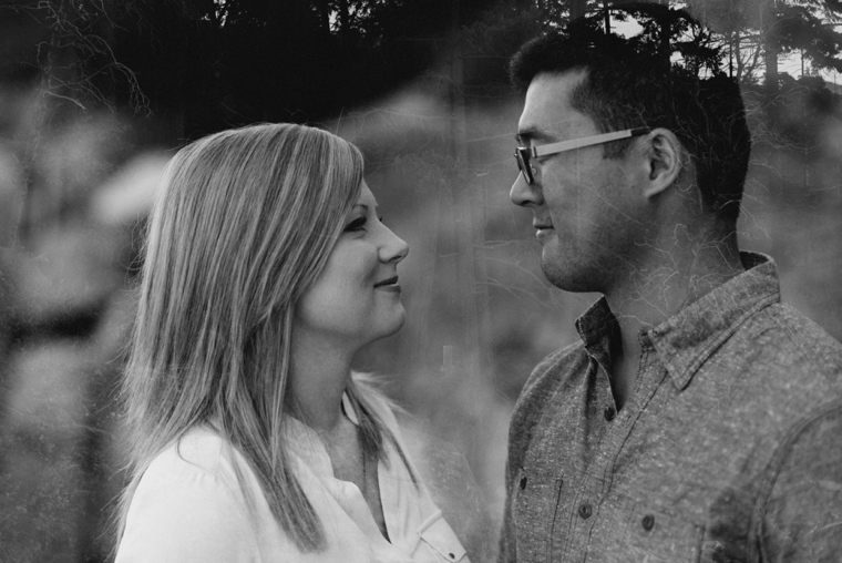 forest engagement double exposure