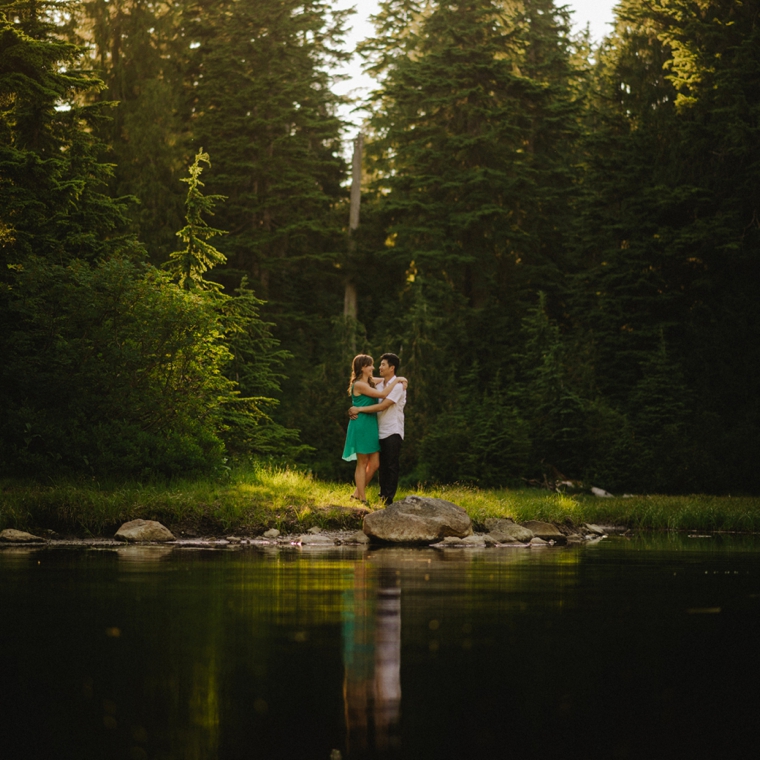 mt seymour engagement photos