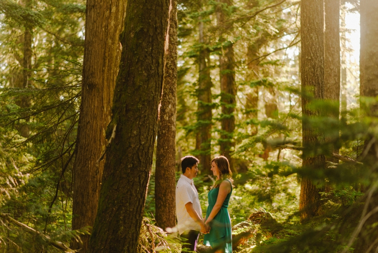 mt seymour engagement session