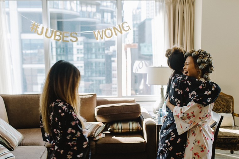 candid vancouver hotel wedding