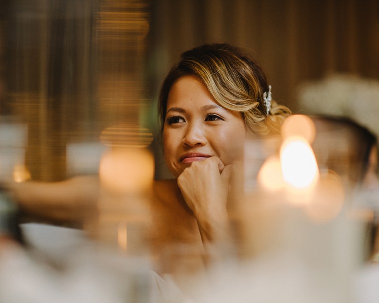 candlelit vancouver wedding